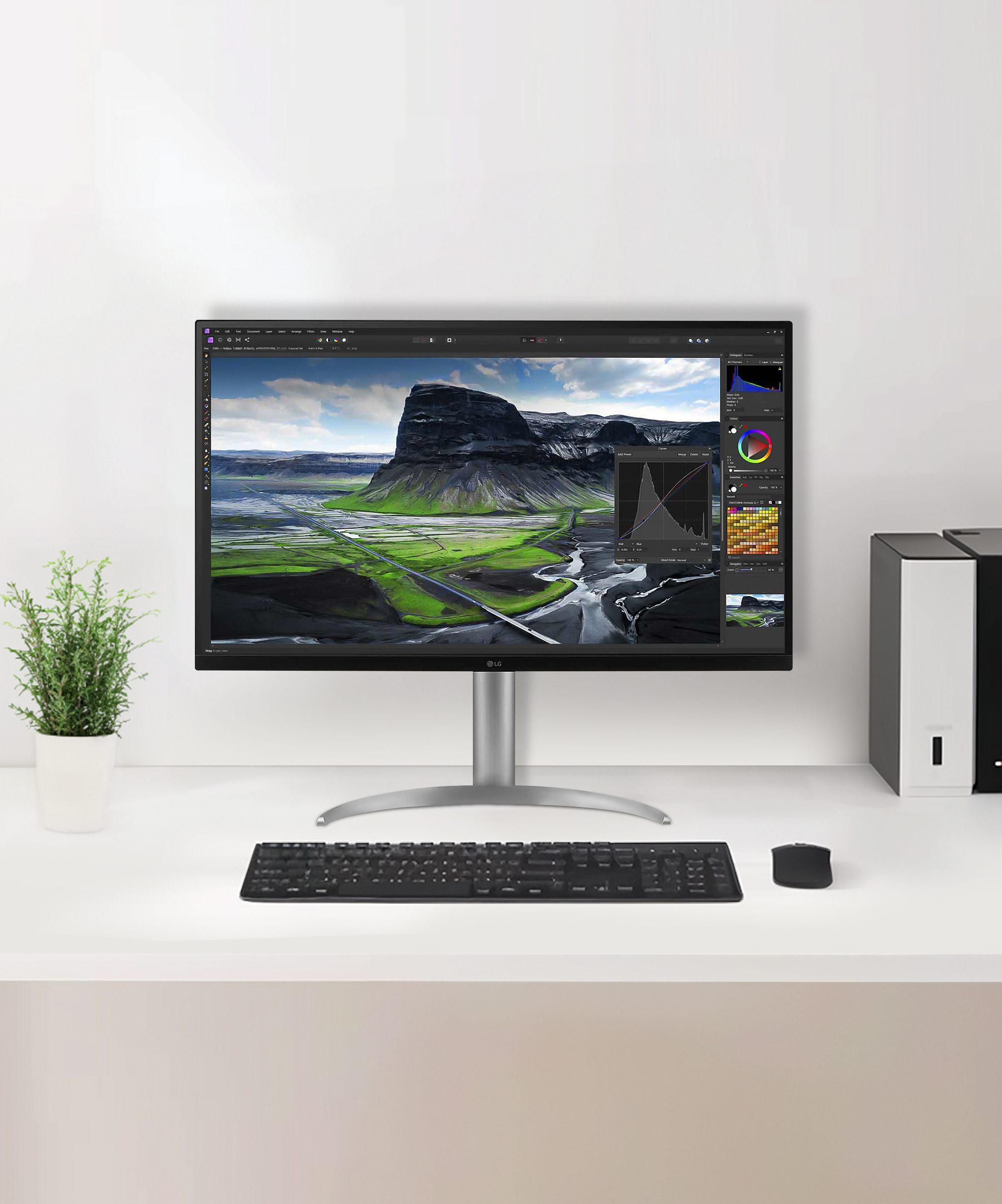 모니터 LG 울트라HD 모니터 (32UQ850V.BKR) 메인이미지 0