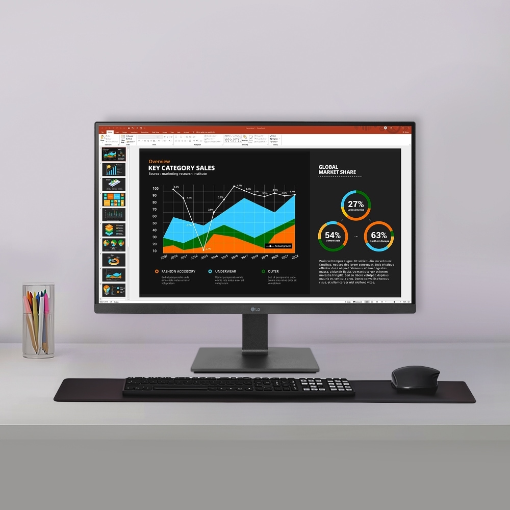 모니터 LG PC 모니터  (27BQ75QB.BKR) 메인이미지 1