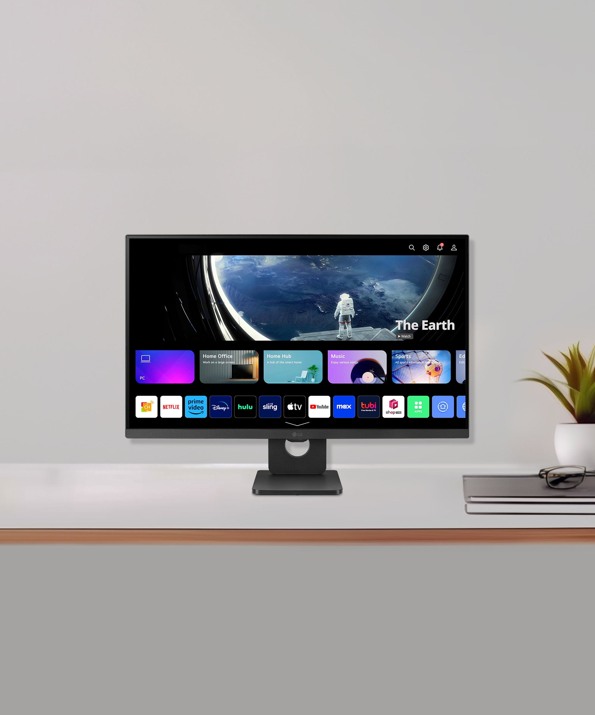 모니터 LG 스마트모니터 (27SR50FB.BKR) 메인이미지 0