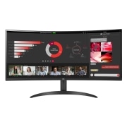 모니터 LG 울트라와이드 모니터 (34WR50QK.BKR) 썸네일이미지 2