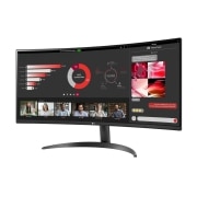 모니터 LG 울트라와이드 모니터 (34WR50QK.BKR) 썸네일이미지 3