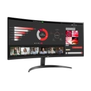 모니터 LG 울트라와이드 모니터 (34WR50QK.BKR) 썸네일이미지 4