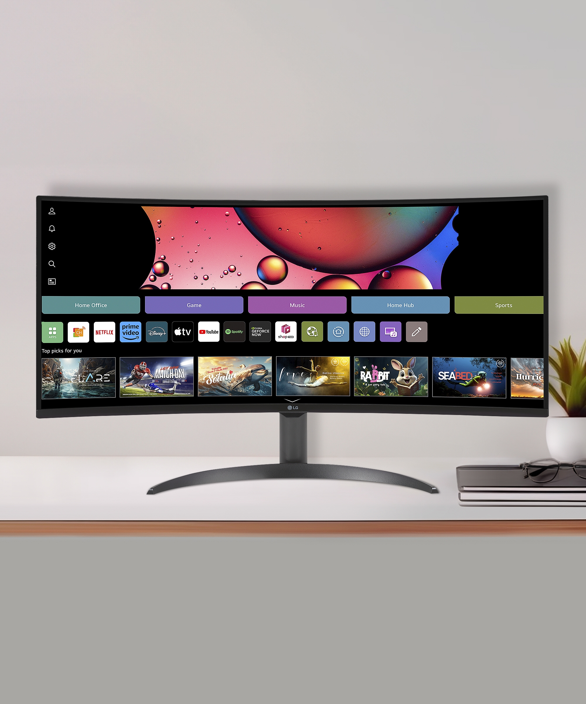 모니터 LG 스마트모니터 (34SR60QC.BKR) 메인이미지 0