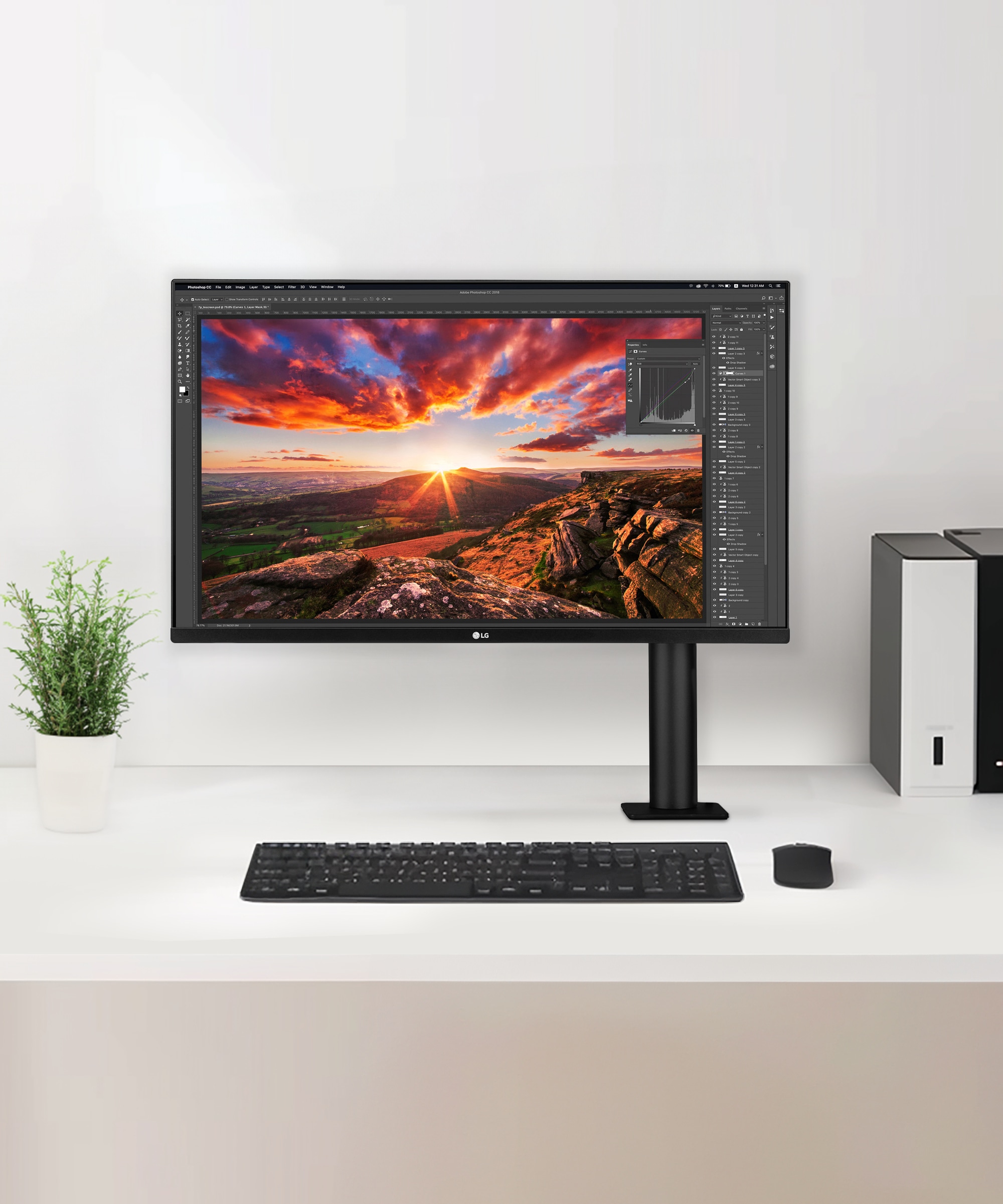 모니터 LG 울트라HD 모니터 (32UN880K.BKR) 메인이미지 0