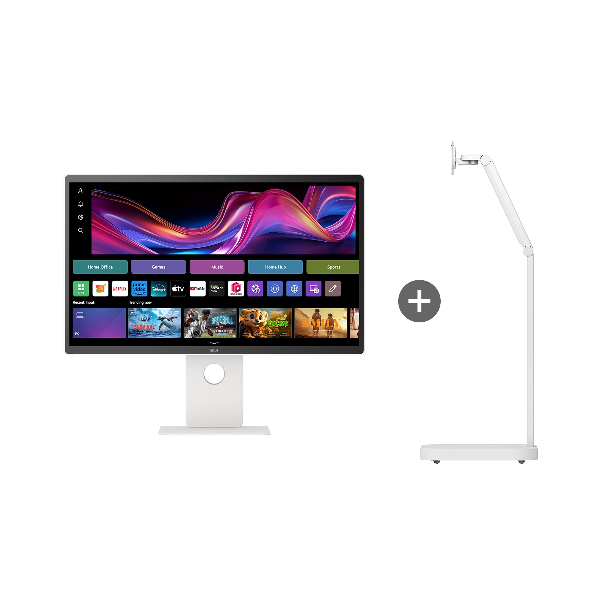 모니터 LG 스마트모니터 스윙 (32U880SAW.STA32F) 줌이미지 1