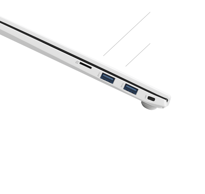 우측 UFS 카드슬롯, USB 3.1