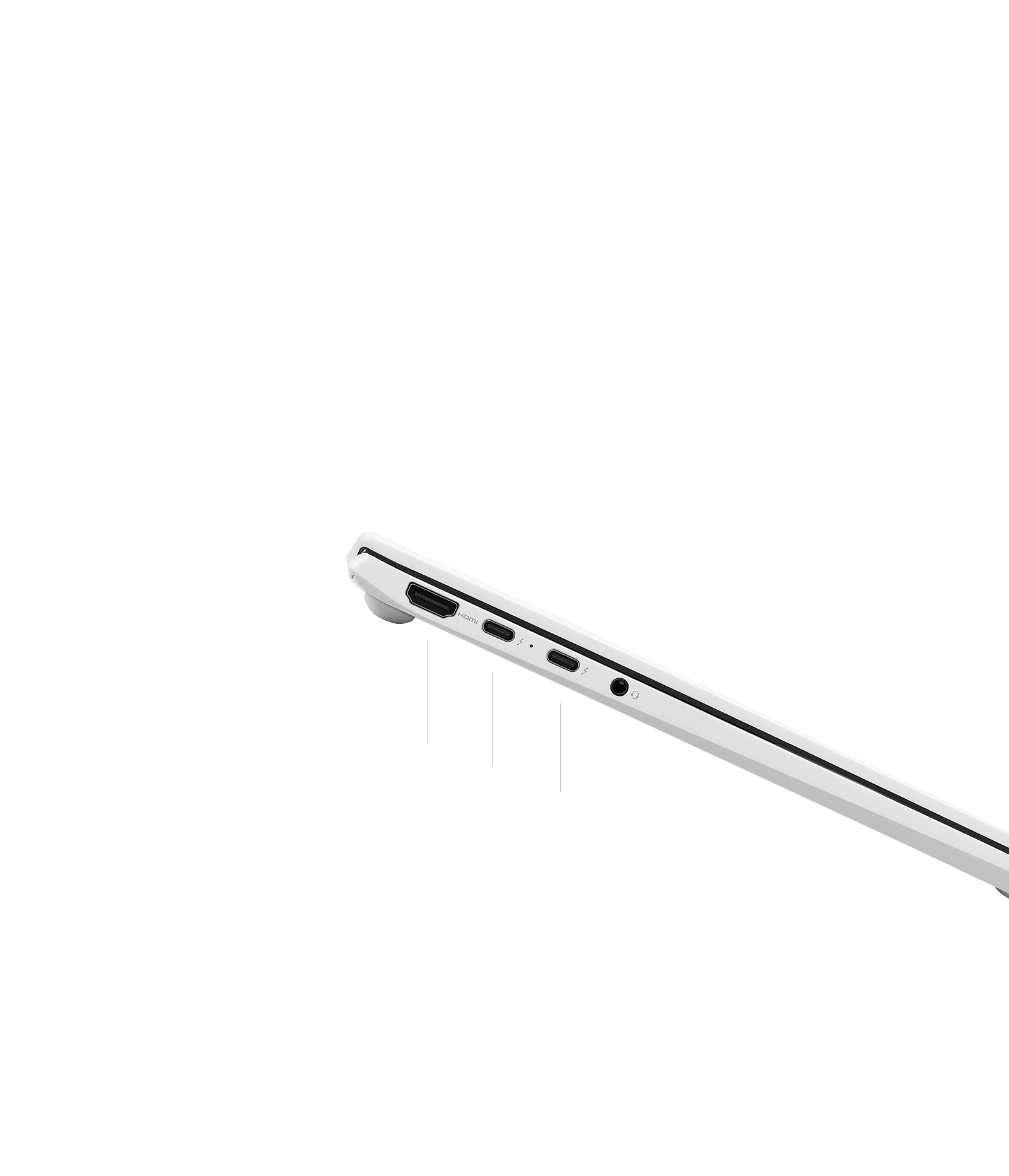 좌측 HDMI, USB4/썬더볼트4