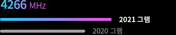4266MHz 2021 그램