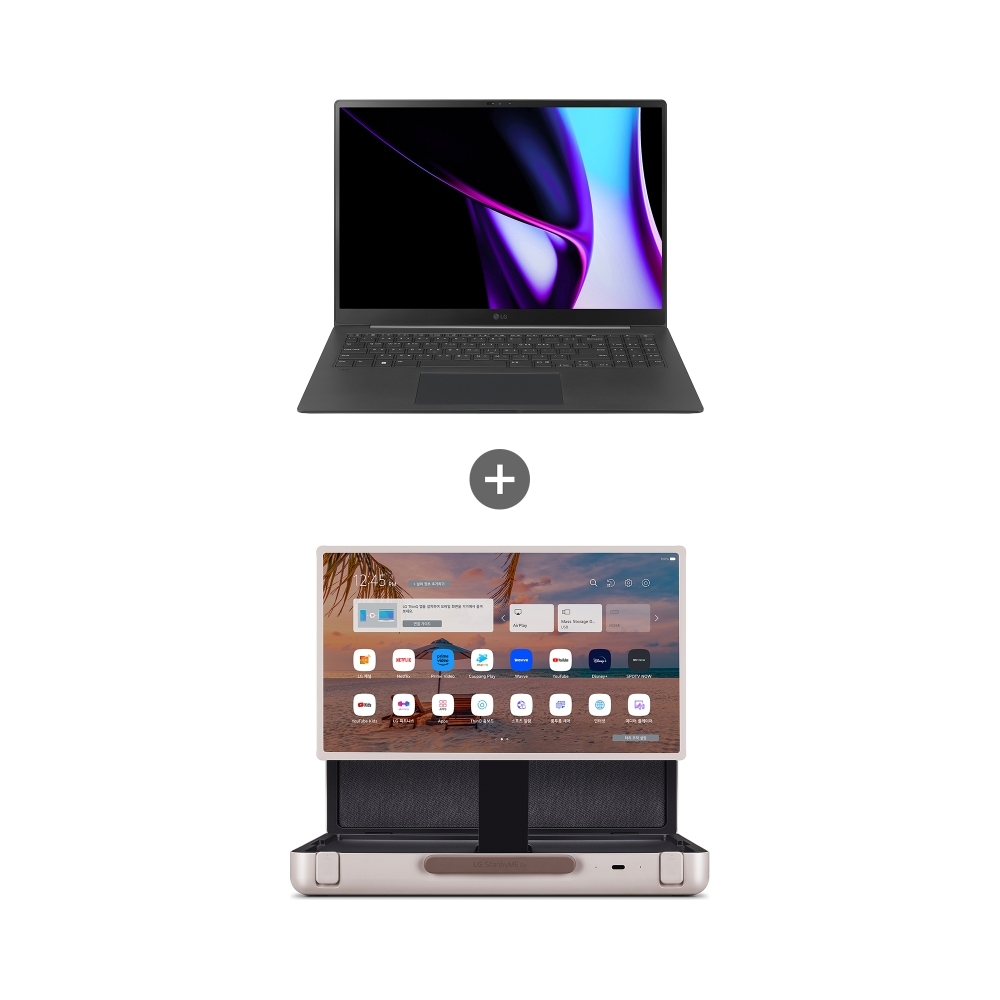 노트북 LG 그램 Pro 40.6cm+ LG 스탠바이미 Go (27LX5QK16B.AKR) 메인이미지 0