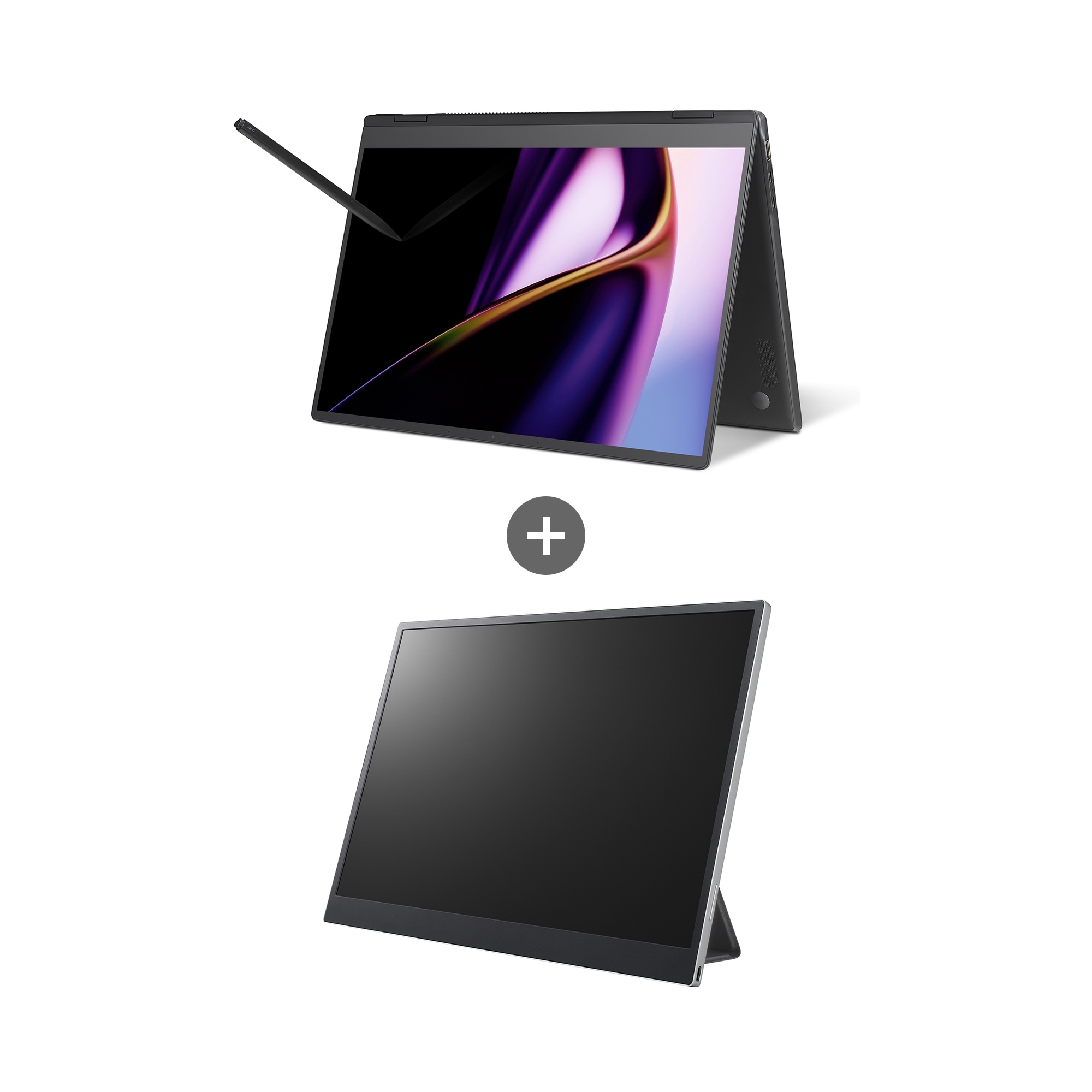 노트북/태블릿 LG 그램 Pro 360 40.6cm+ LG 그램 +view (16T90SP-16M.AK7BK) 줌이미지 0