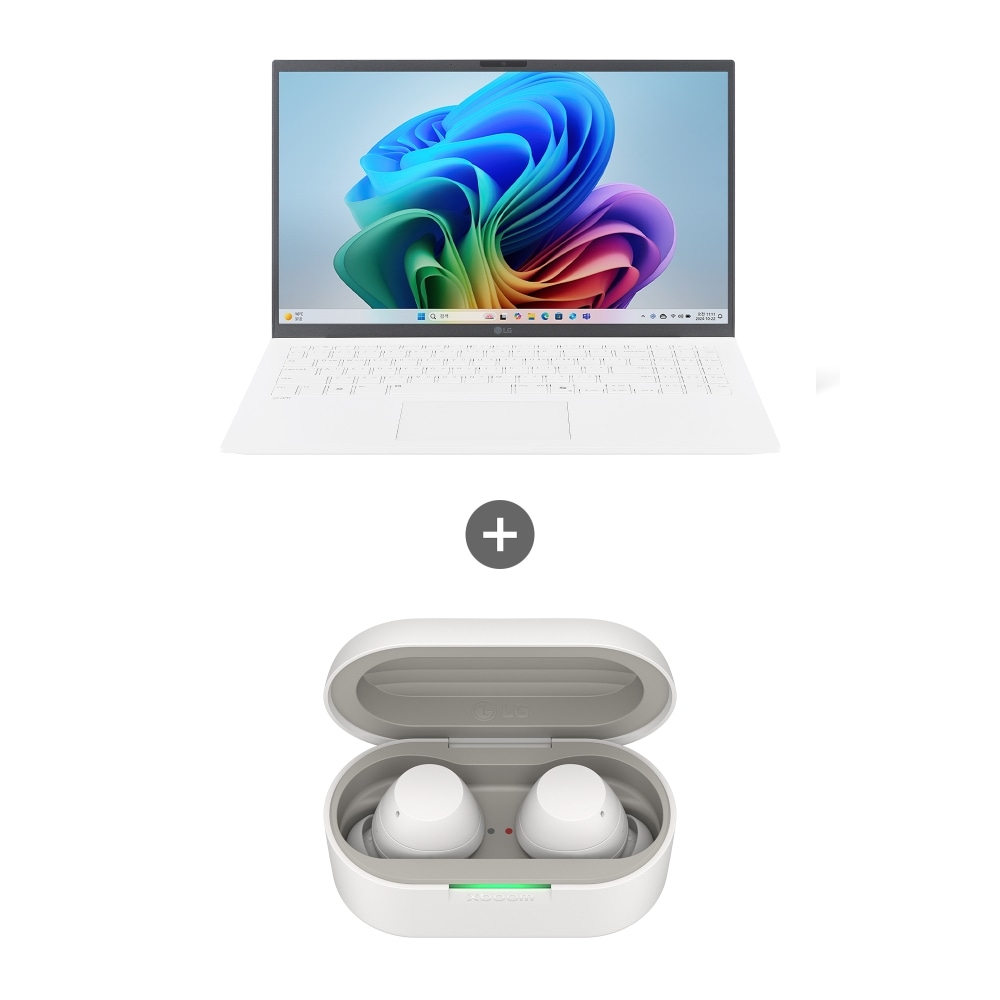 노트북 LG 그램 AI 39.6cm+ LG 엑스붐 버즈 (15Z80T-G.AS5WBW) 메인이미지 0