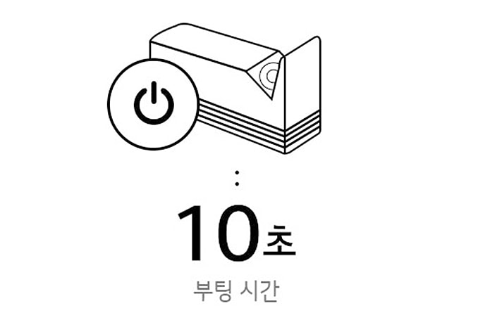 스피드온 부팅으로<br>바로보는 대화면
