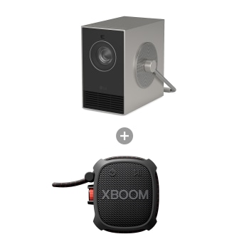 LG 시네빔 큐브 (Qube) <br>+ LG 엑스붐 Go