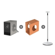 프로젝터 LG 시네빔 큐브 + 커버 + 스탠드 (QB1COVSTAND.3EASET) 썸네일이미지 1