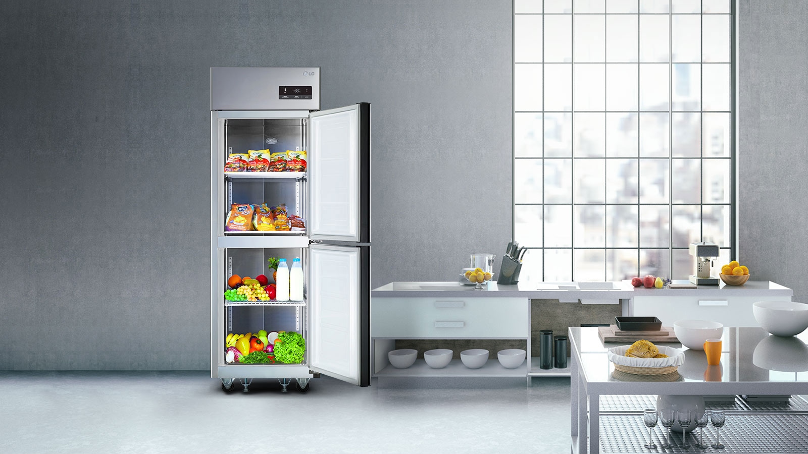 요식업의 성공을 부르는 LG 비지니스 냉장고1