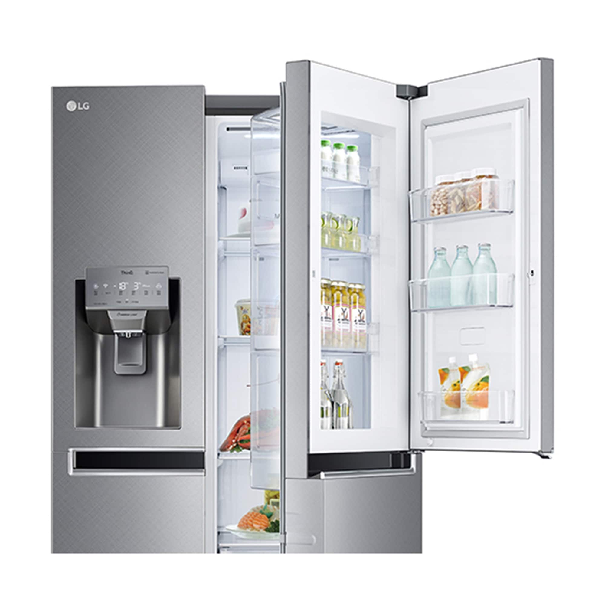 얼음정수기냉장고 LG 디오스 얼음정수기냉장고(양문형) (J813SN35-F1.CKOR) 줌이미지 0