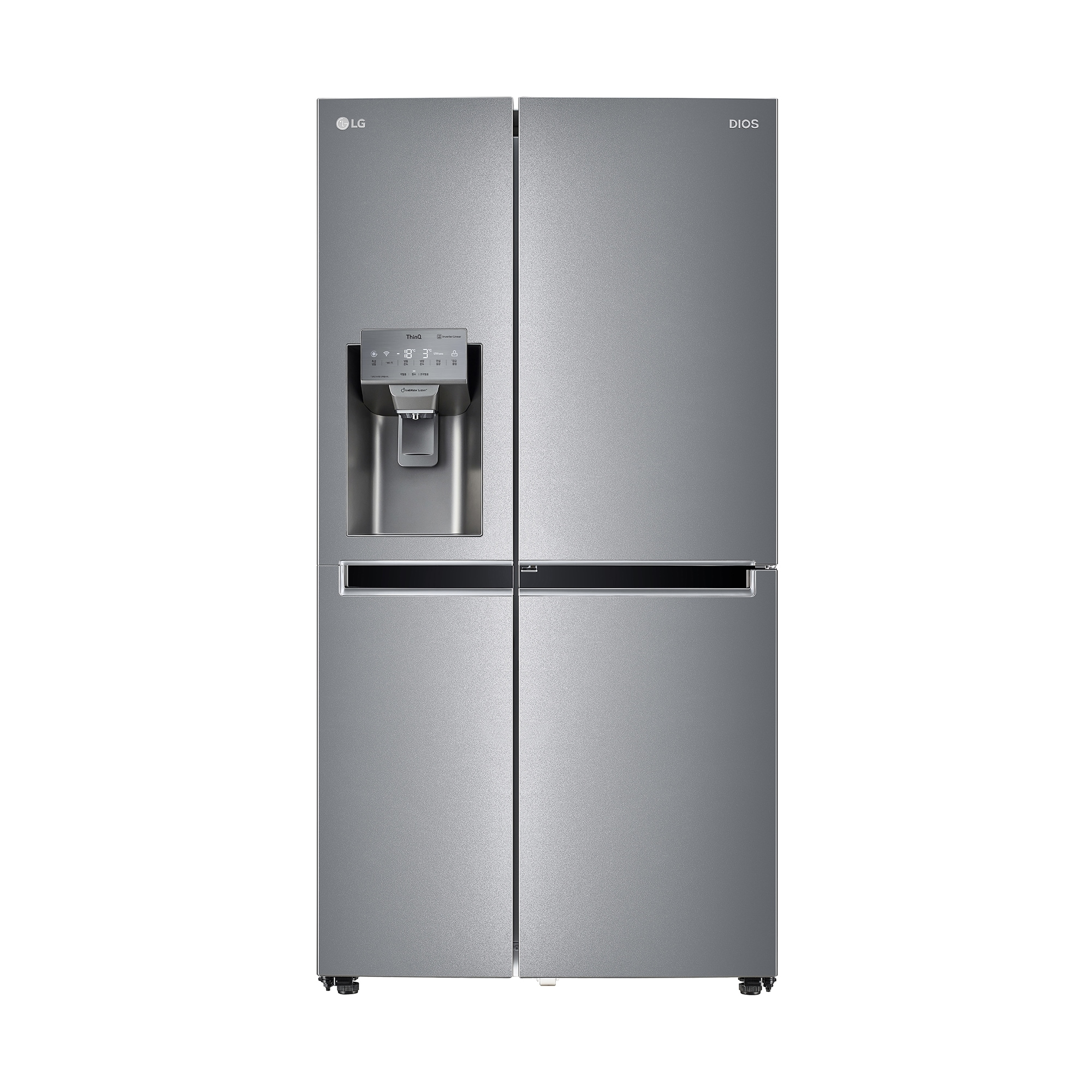 얼음정수기냉장고 LG 디오스 얼음정수기냉장고(양문형) (J813MB35-F1.CKOR) 줌이미지 0