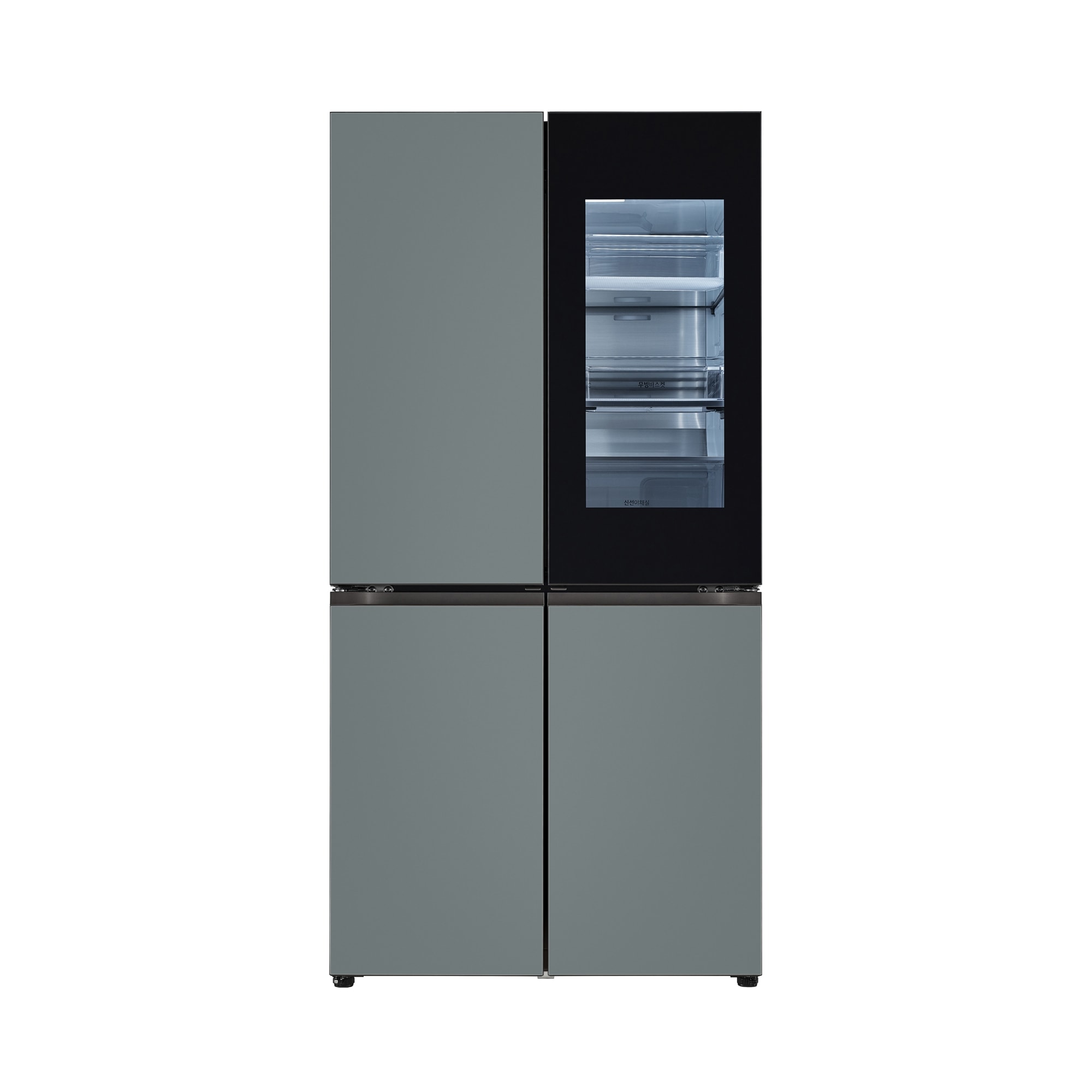 냉장고 LG 디오스 노크온 더블매직스페이스 오브제컬렉션 냉장고 (M871FBB551S.AKOR) 줌이미지 0