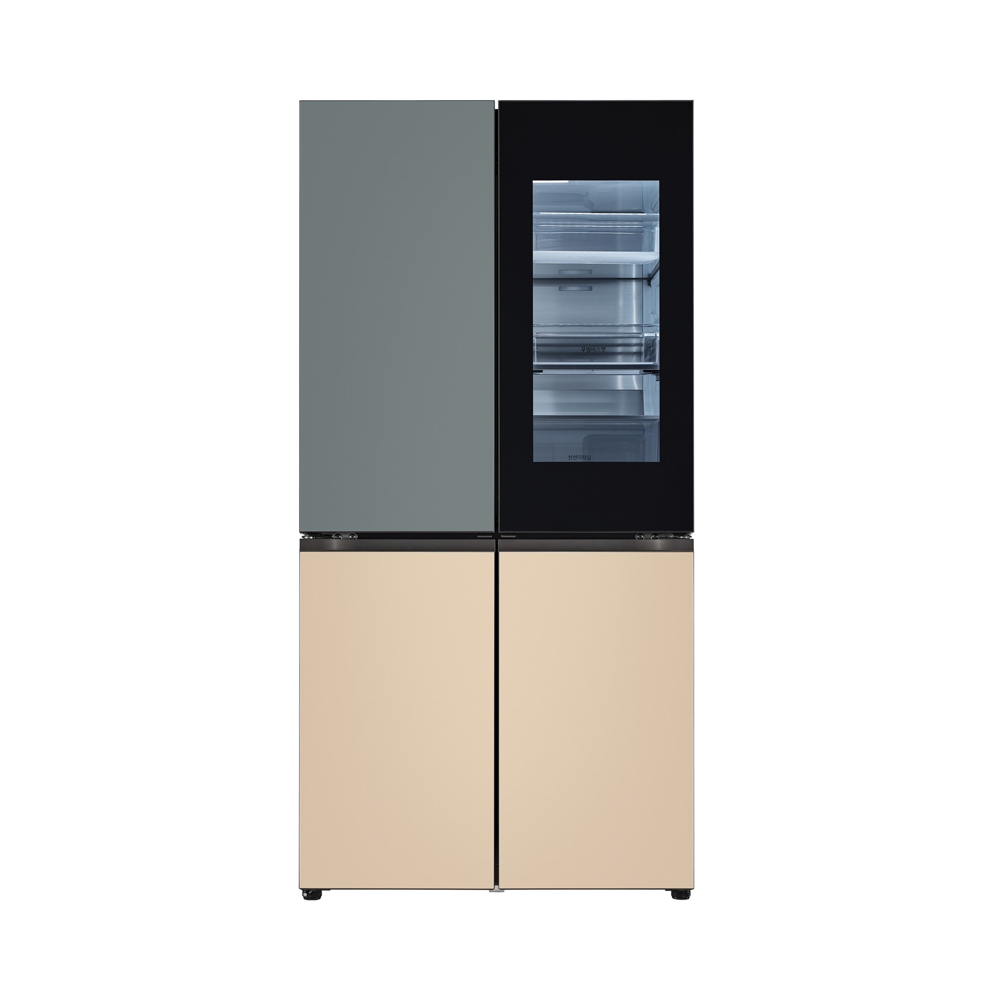 냉장고 LG 디오스 노크온 더블매직스페이스 오브제컬렉션 냉장고 (M871FBS551S.AKOR) 줌이미지 0