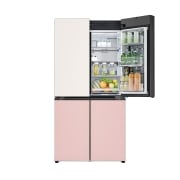 LG 오브제컬렉션 LG 디오스 노크온 더블매직스페이스 오브제컬렉션 냉장고 (M871GBP551S.AKOR) 썸네일이미지 7