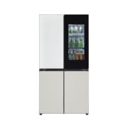냉장고 LG 디오스 노크온 더블매직스페이스 오브제컬렉션 냉장고 (M871MWG551S.AKOR) 썸네일이미지 1