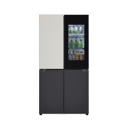 LG 오브제컬렉션 LG 디오스 노크온 더블매직스페이스 오브제컬렉션 냉장고 (M871MGB551S.AKOR) 썸네일이미지 1