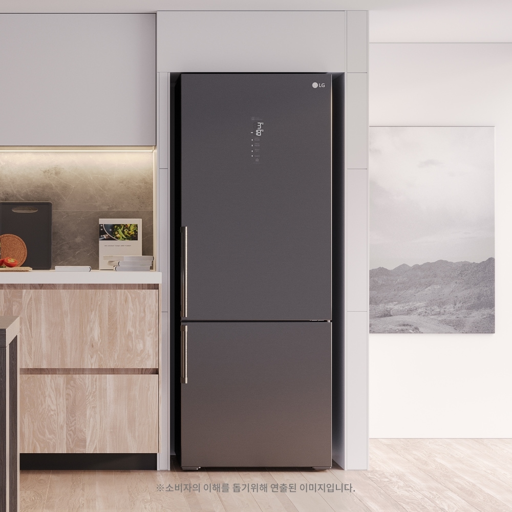 냉장고 LG 모던엣지 냉장고 (M451MC93.AKOR) 메인이미지 1