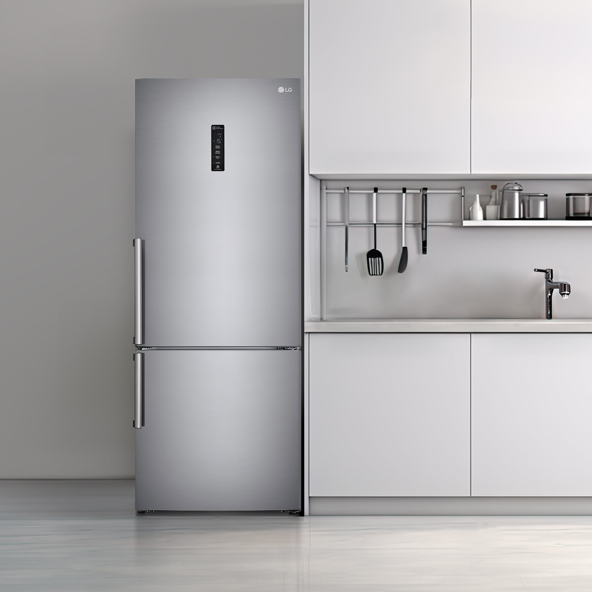 냉장고 LG 모던엣지 냉장고 (M451SS53.AKOR) 줌이미지 1