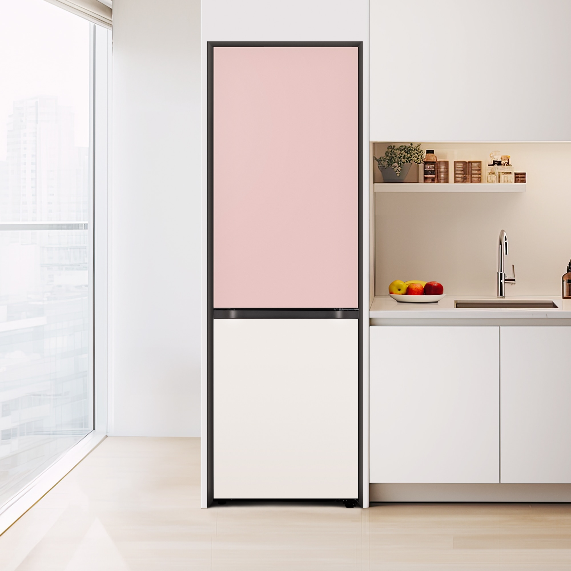 냉장고 LG 모던엣지 냉장고 오브제컬렉션 (Q342GPB133S.AKOR) 줌이미지 1