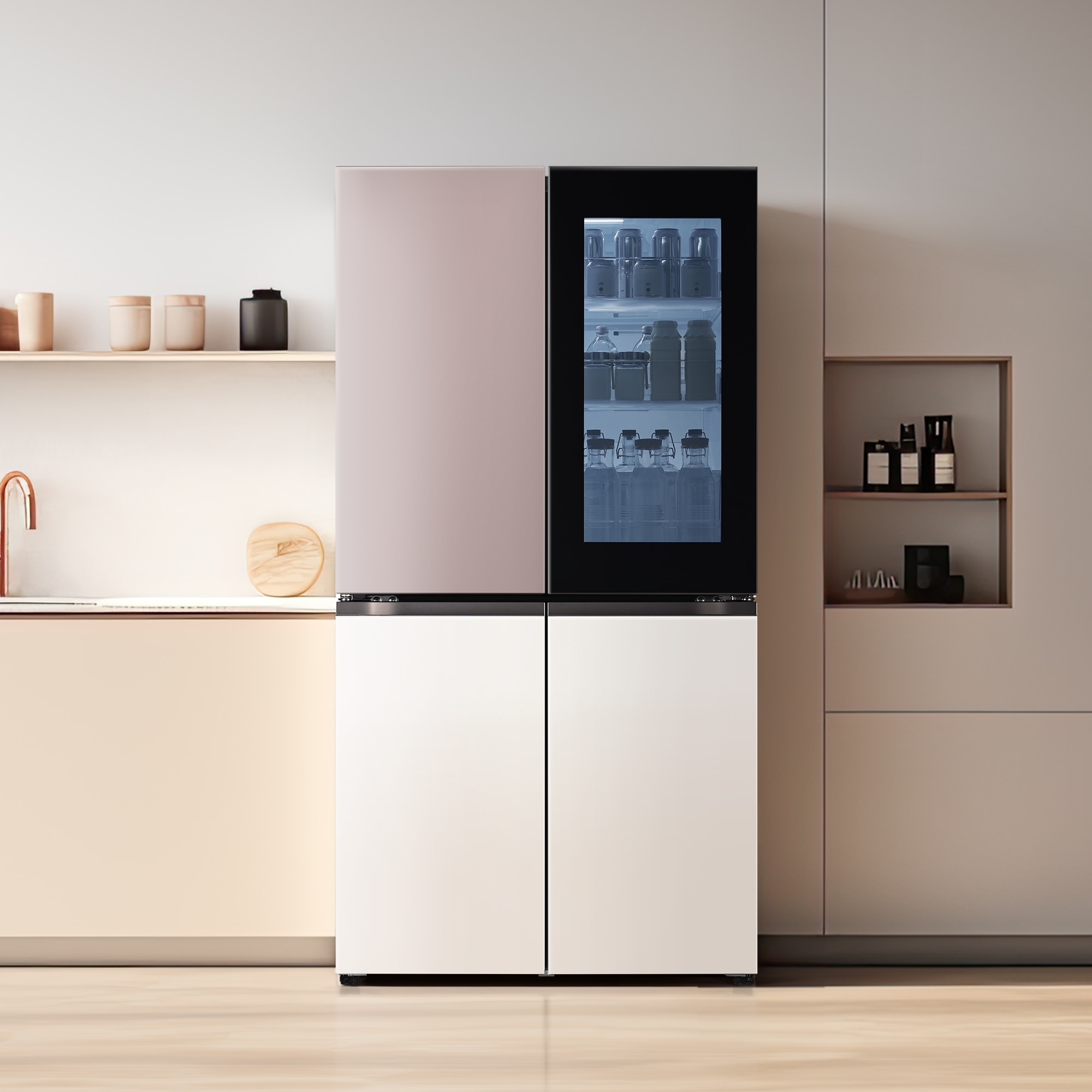 냉장고 LG 디오스 오브제컬렉션 노크온 냉장고 (T873MKE312.CKOR) 줌이미지 0