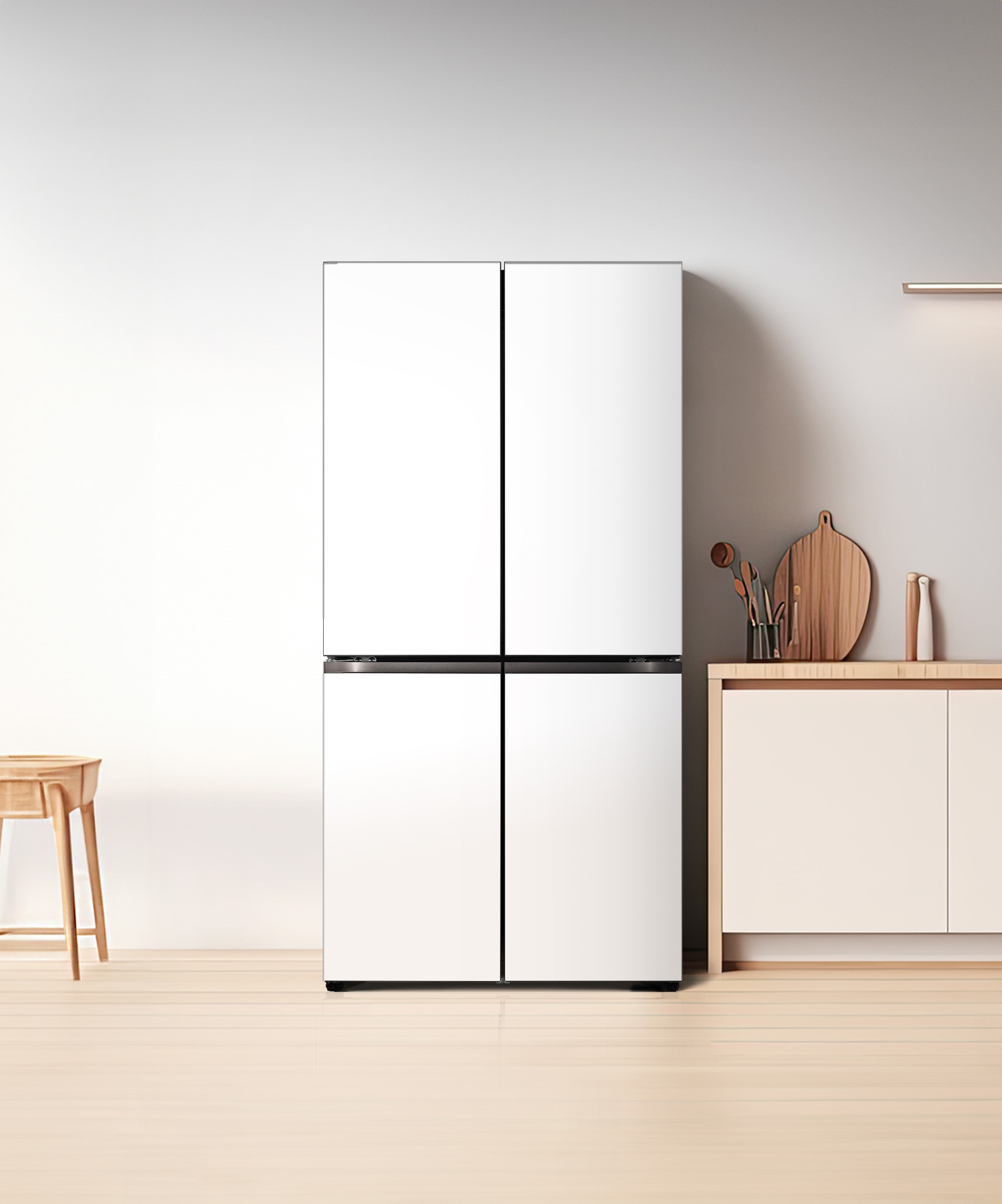 냉장고 LG 디오스 오브제컬렉션 베이직 냉장고 (H874GWW012.CKOR) 메인이미지 0