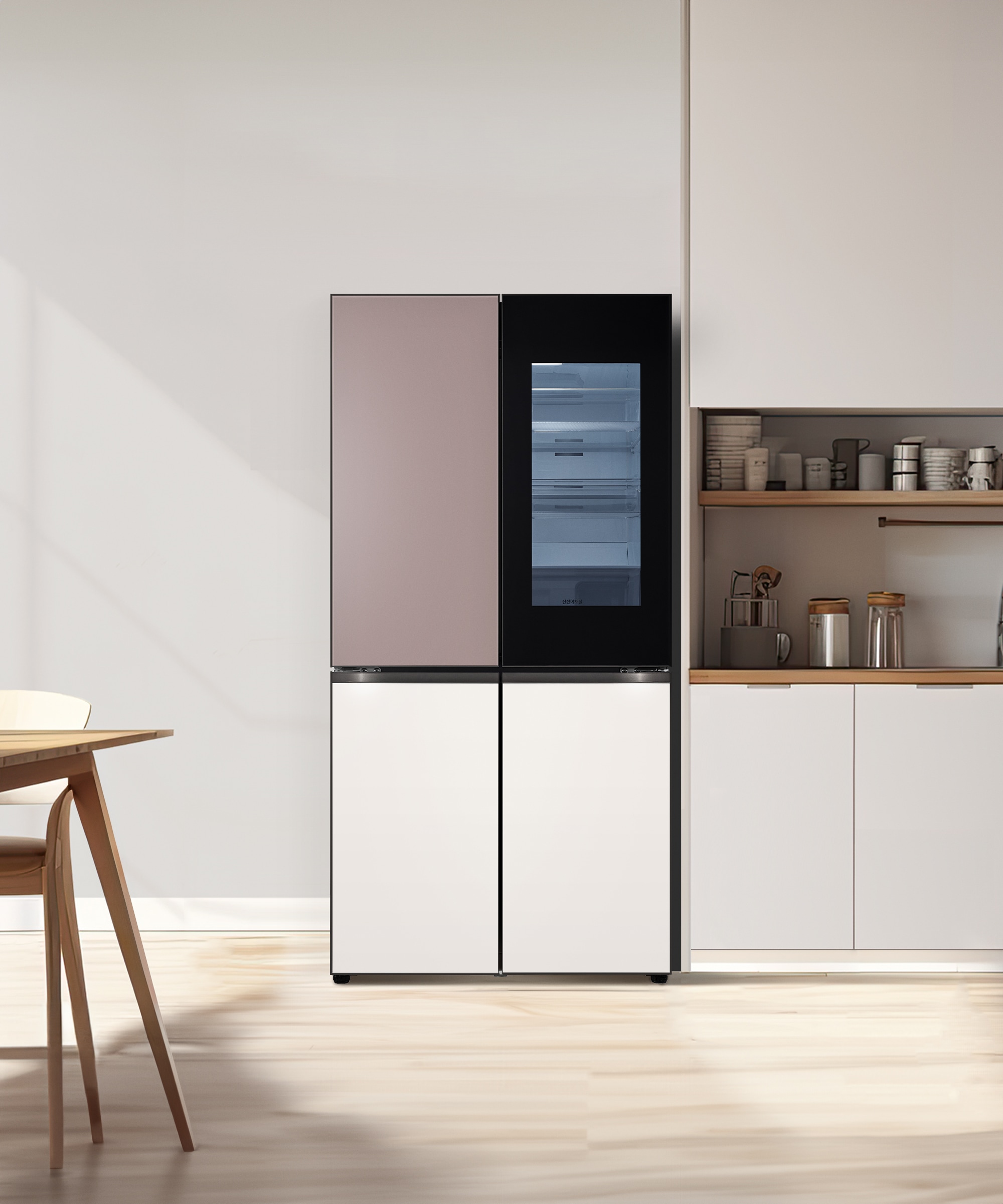 LG 업 가전 LG 디오스 오브제컬렉션 노크온 냉장고 (H874GKB312.CKOR) 메인이미지 0