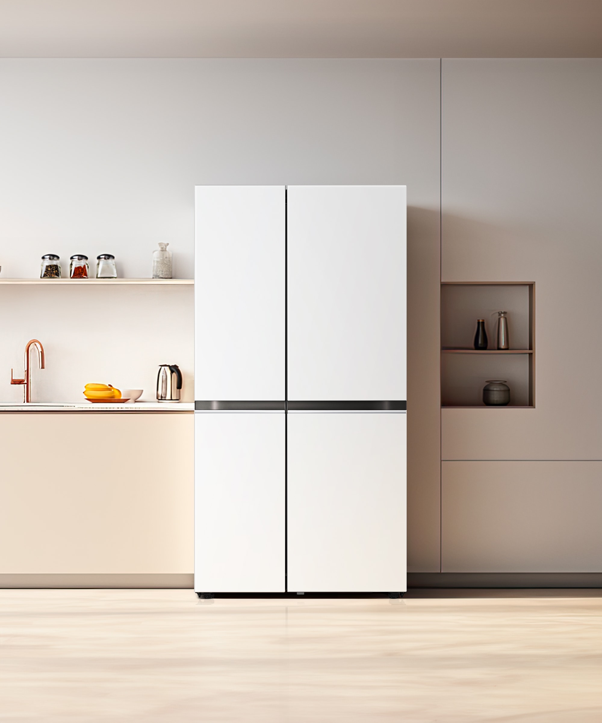 냉장고 LG 디오스 오브제컬렉션 베이직 냉장고 (S834MWW12.CKOR) 메인이미지 0
