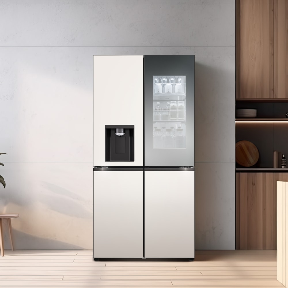 냉장고 LG 디오스 오브제컬렉션 STEM 얼음정수 냉장고 (노크온 매직스페이스) (W824GBB472.AKOR) 메인이미지 1