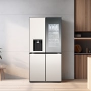 냉장고 LG 디오스 오브제컬렉션 STEM 얼음정수 냉장고 (노크온 매직스페이스) (W824GBB472.AKOR) 썸네일이미지 1
