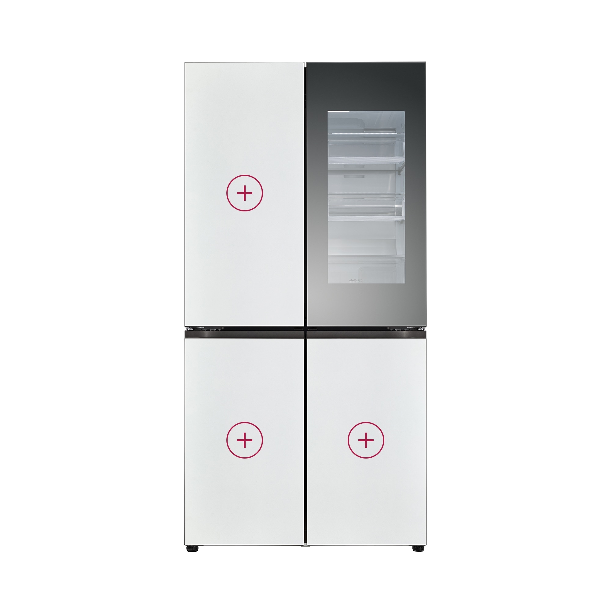 냉장고 LG 디오스 오브제컬렉션 노크온 더블매직스페이스(본체) 냉장고 (M874AAA551.AKOR) 줌이미지 0