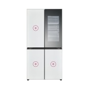 냉장고 LG 디오스 오브제컬렉션 노크온 더블매직스페이스(본체) 냉장고 (M874AAA551.AKOR) 썸네일이미지 0