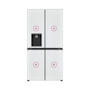 냉장고 LG 디오스 오브제컬렉션 STEM 얼음정수 냉장고 (매직스페이스,본체) (W824AAA172.AKOR) 썸네일이미지 0