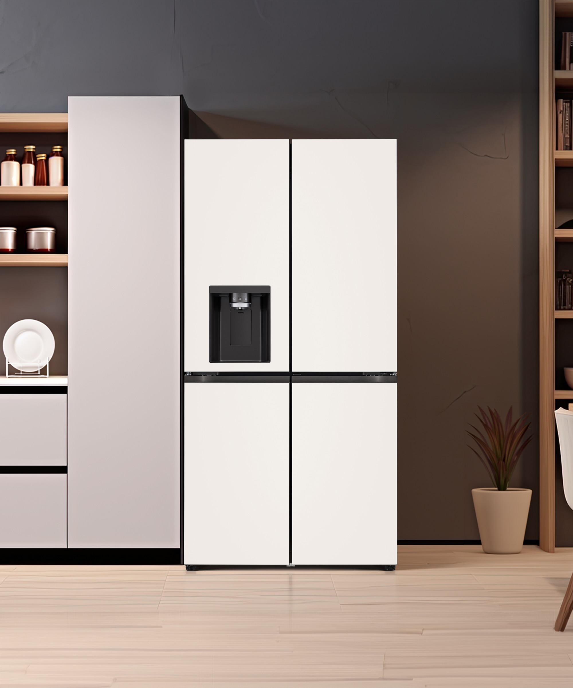 냉장고 LG 디오스 오브제컬렉션 STEM 얼음정수 냉장고 (매직스페이스) (W824GBB172.AKOR) 메인이미지 0