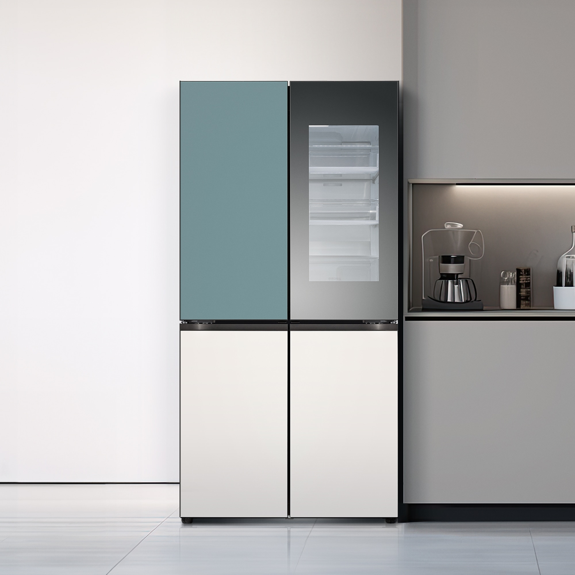 냉장고 LG 디오스 오브제컬렉션 노크온 더블매직스페이스 냉장고 (M874GTB551.AKOR) 줌이미지 0