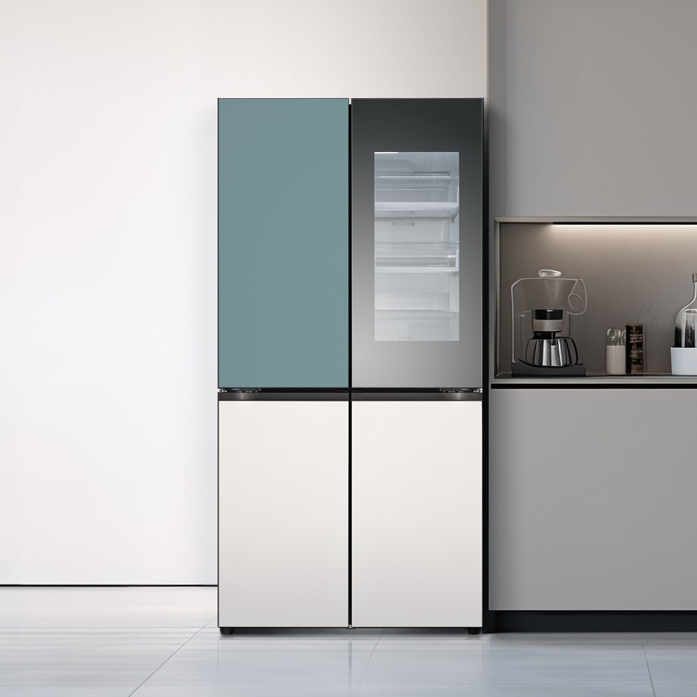 냉장고 LG 디오스 오브제컬렉션 노크온 더블매직스페이스 냉장고 (M874GTB551.AKOR) 메인이미지 0