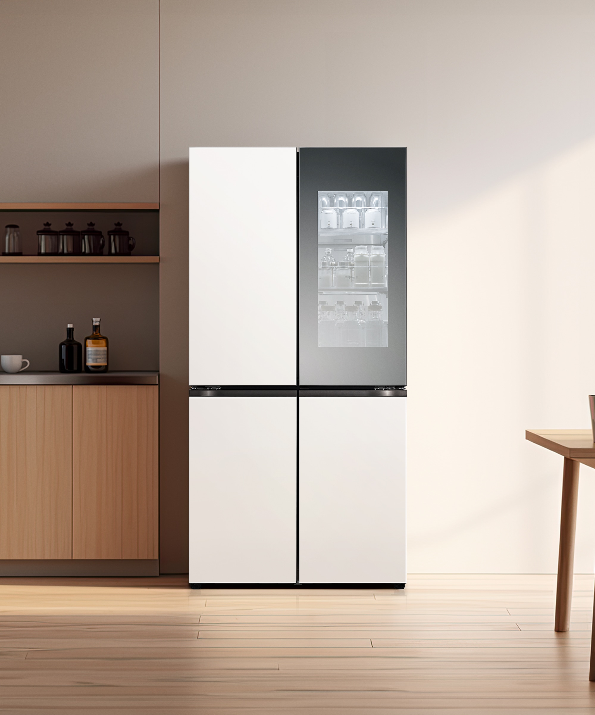 냉장고 LG 디오스 오브제컬렉션 노크온 매직스페이스 냉장고 (M874GBB451.AKOR) 메인이미지 0
