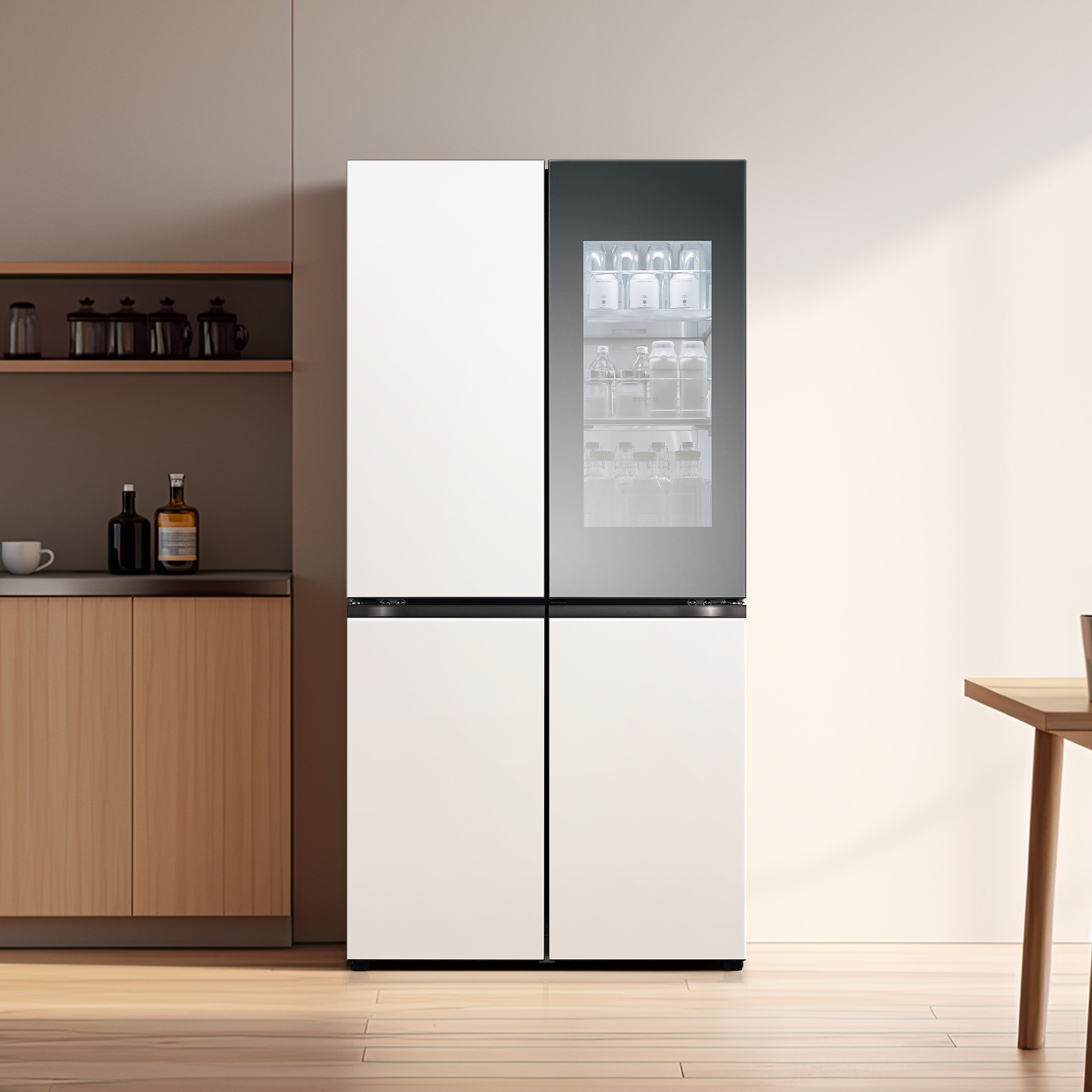 냉장고 LG 디오스 오브제컬렉션 노크온 매직스페이스 냉장고 (M874GBB451.AKOR) 줌이미지 0