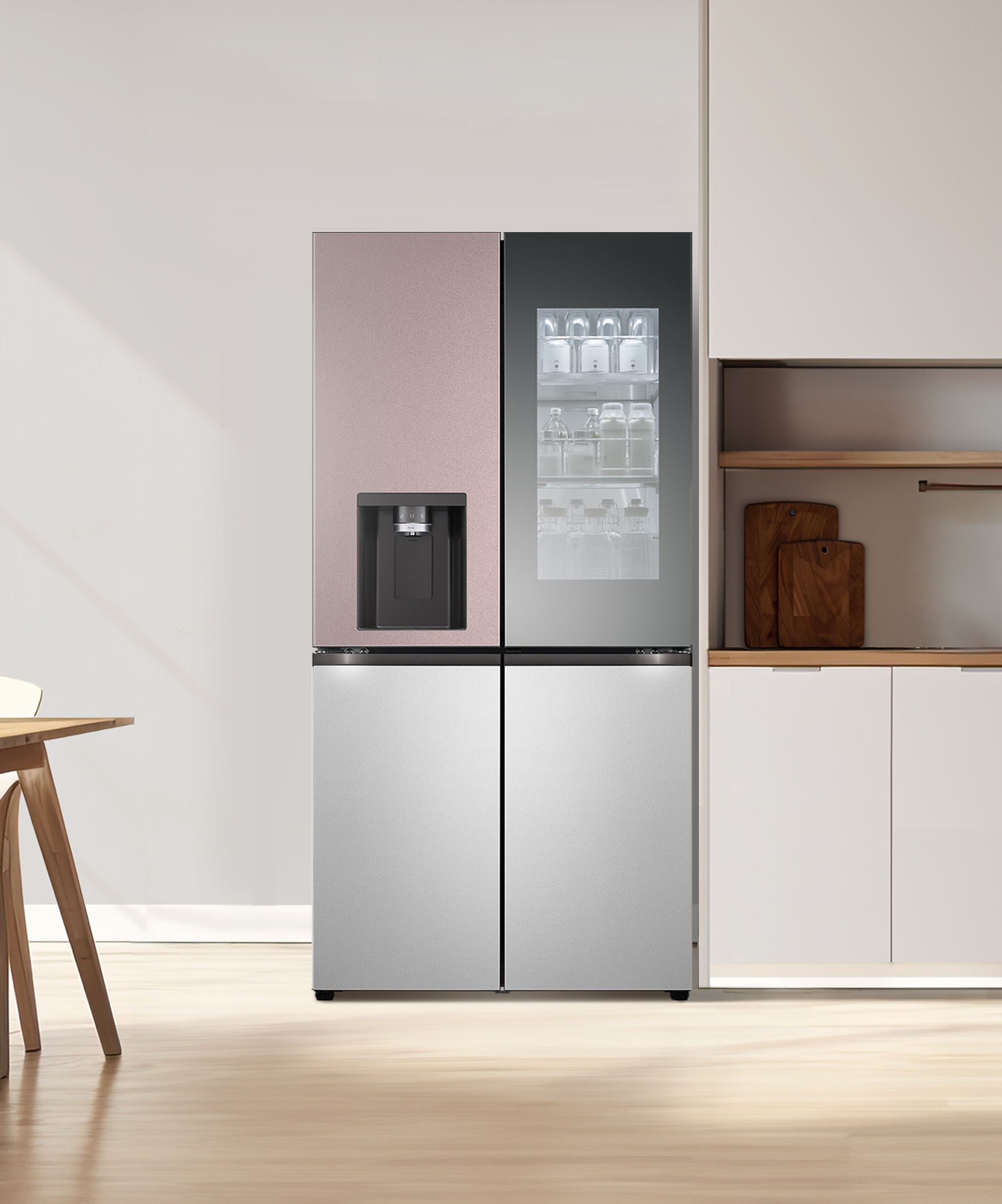 냉장고 LG 디오스 오브제컬렉션 얼음정수기냉장고 (W824SKV482S.AKOR) 메인이미지 0