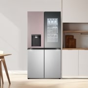 냉장고 LG 디오스 오브제컬렉션 STEM 얼음정수 냉장고 (노크온 매직스페이스) (W824SKV482S.AKOR) 썸네일이미지 0
