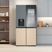 LG 오브제컬렉션 LG 디오스 오브제컬렉션 STEM 얼음정수 냉장고 (노크온 매직스페이스) (W824FBS472S.AKOR) 썸네일이미지 0