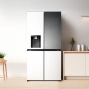 냉장고 LG 디오스 오브제컬렉션 STEM 얼음정수 냉장고 (노크온 매직스페이스) (W824GWW472S.AKOR) 썸네일이미지 0