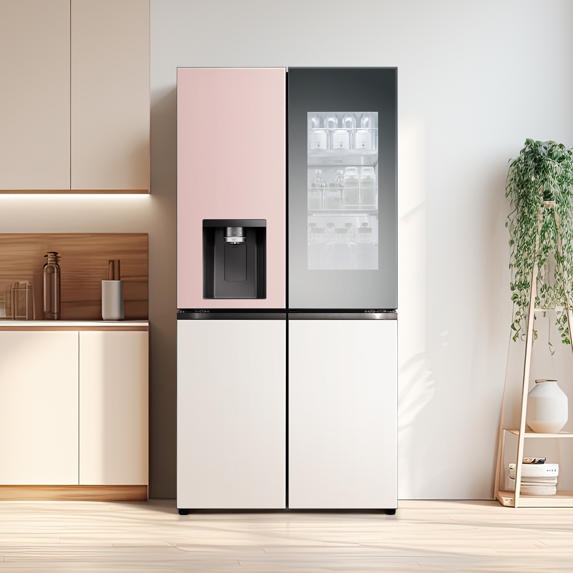 냉장고 LG 디오스 오브제컬렉션 STEM 얼음정수 냉장고 (노크온 매직스페이스) (W824GPB472S.AKOR) 줌이미지 0