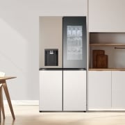 LG 오브제컬렉션 LG 디오스 오브제컬렉션 STEM 얼음정수 냉장고 (노크온 매직스페이스) (W824GCB472S.AKOR) 썸네일이미지 1