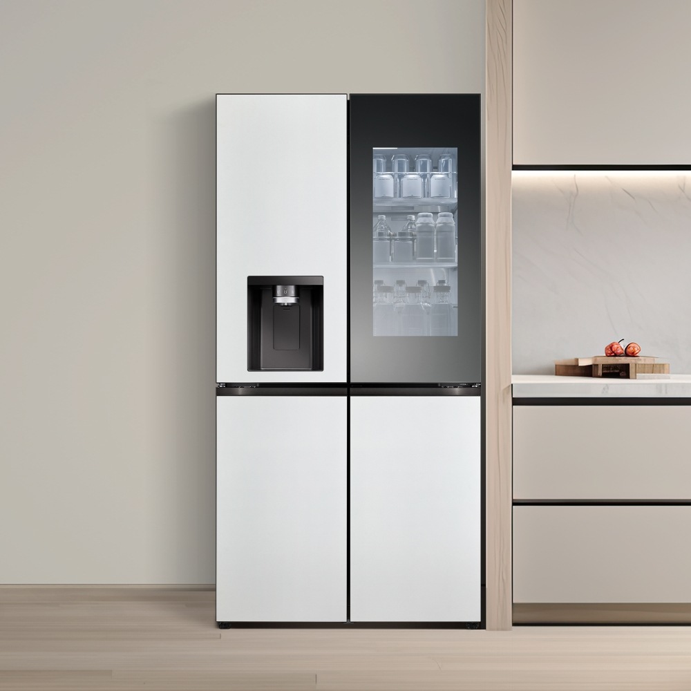 냉장고 LG 디오스 오브제컬렉션 STEM 얼음정수 냉장고 (노크온 매직스페이스) (W824MWW472S.AKOR) 메인이미지 0